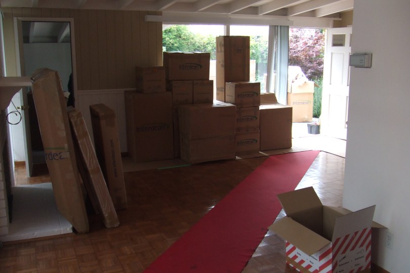 Kartons wo man auch schaut