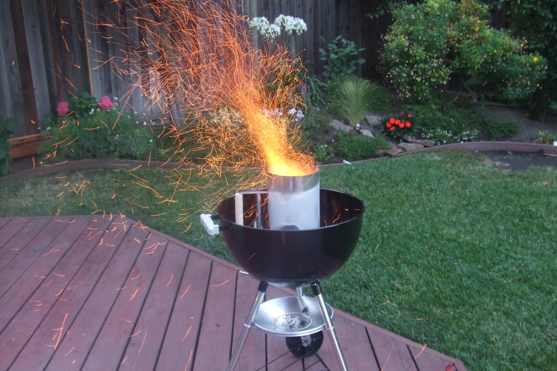 Independence Day: Andreas und Chris fackeln ein hausgemachtes Feuerwerk ab