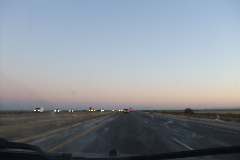 Stundenlang geradeaus auf der Interstate 5