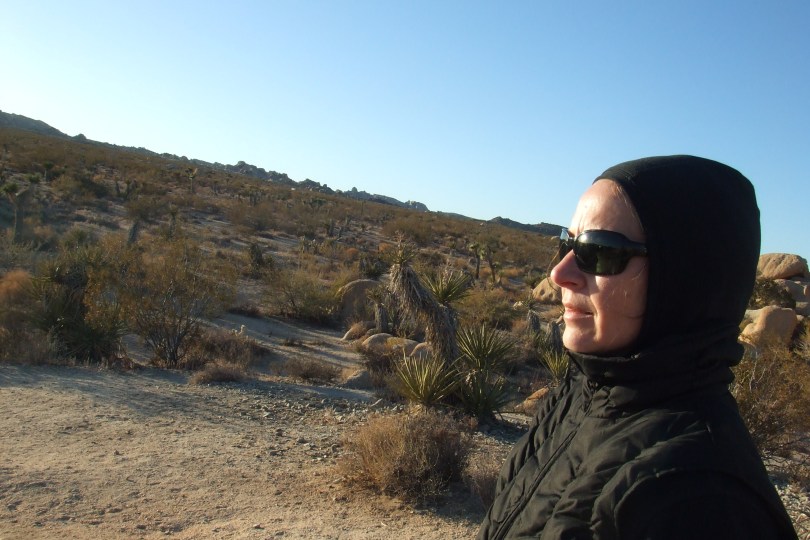 Ein Taucher in der Ödnis