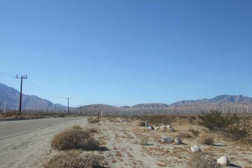 Wüste und Windkraft