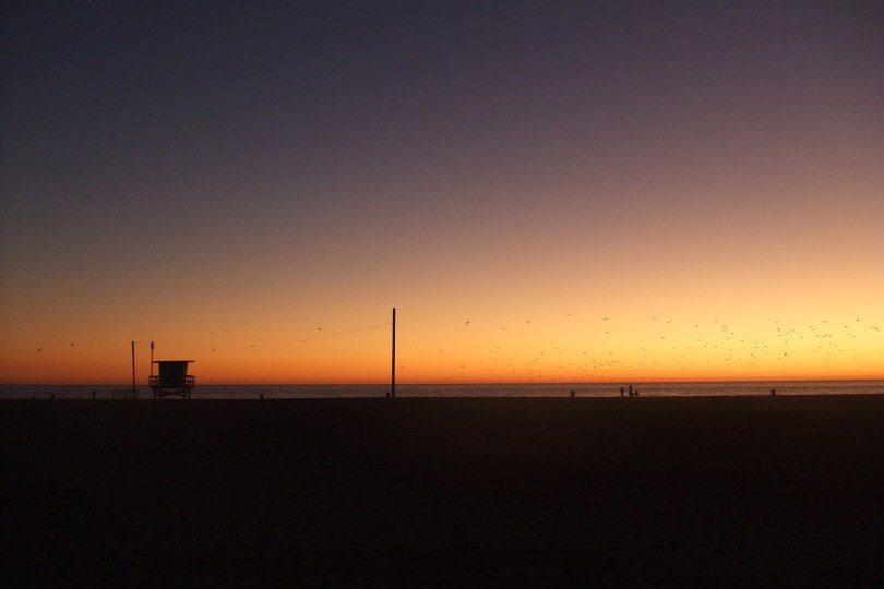 Sonnenuntergang am Venice Beach