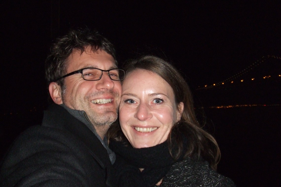 In Sektlaune: Frohes Neues Jahr aus San Francisco