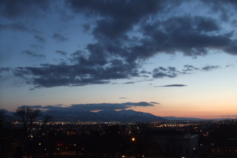 When night falls: Salt Lake City hat durchaus seine schönen Seiten