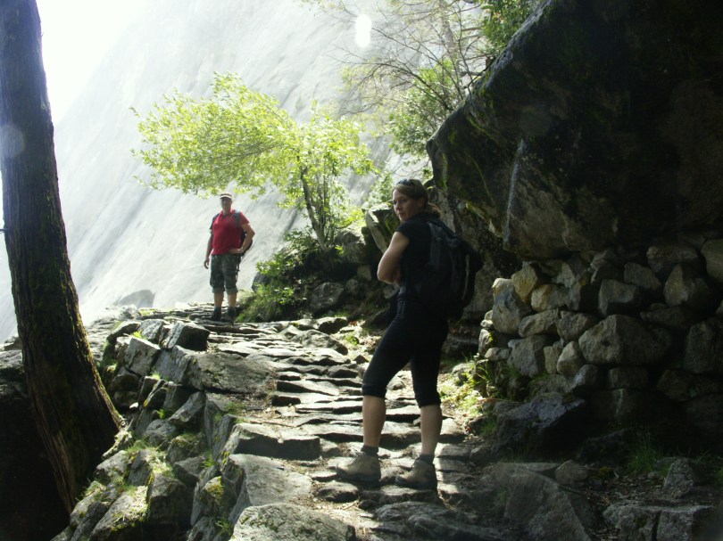 Aufstieg zum Yosemite Falls