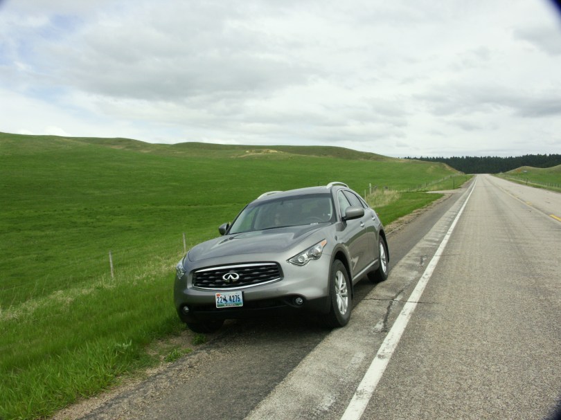 Weit und breit das einzige Auto