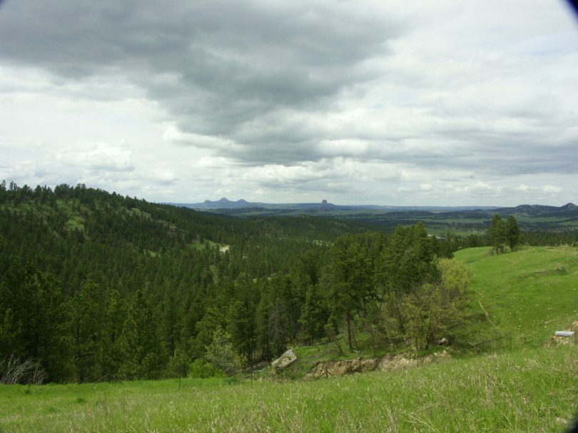 Schon von Weitem zu erkennen: der Devils Tower