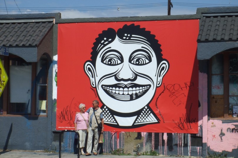 Gut gelaunt in Venice