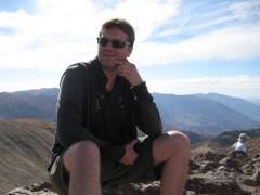 König der Welt: Andreas ganz oben