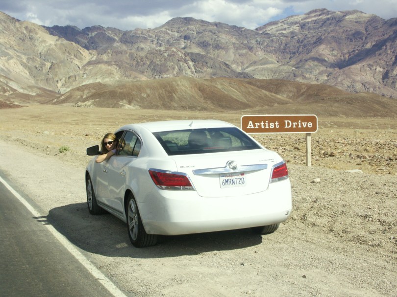 Chris auf ihrer Lieblingsstraße