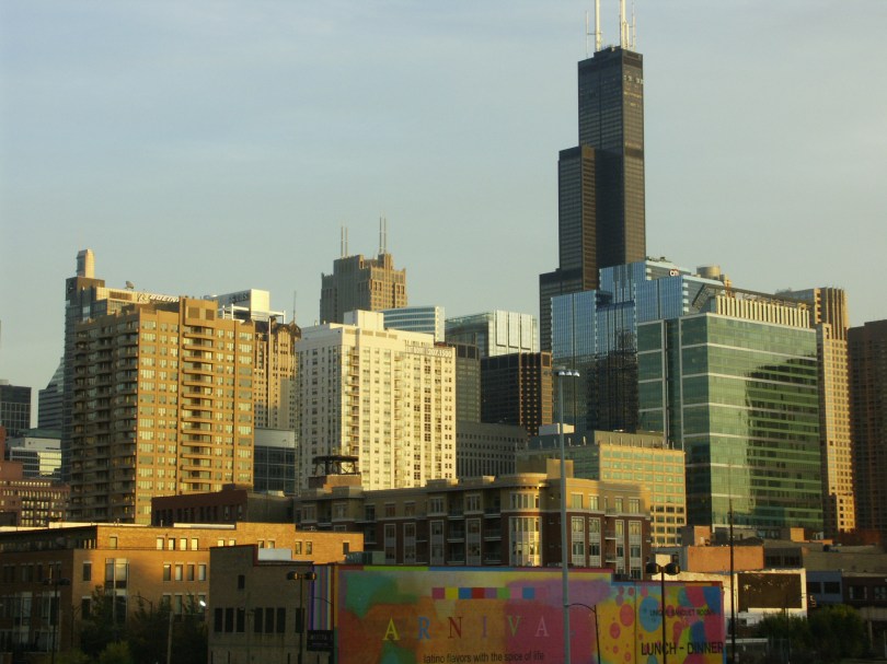Und immer wieder eine neue Perspektive: Chicagos Skyline vom Westen
