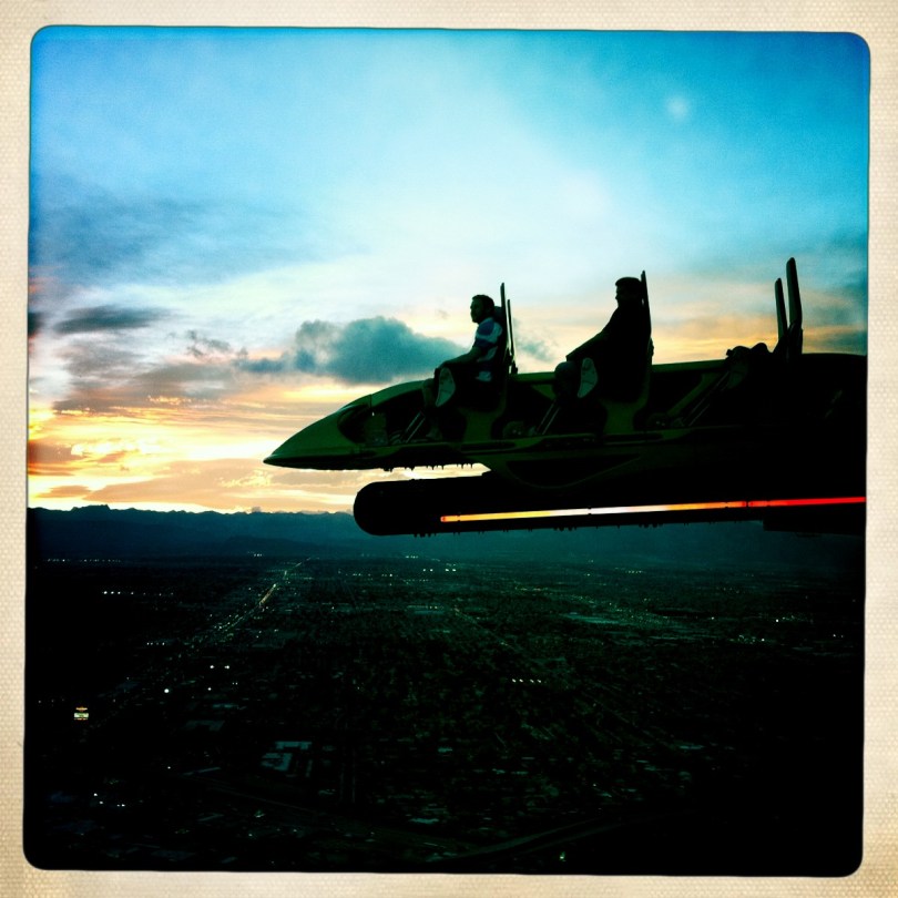 Für Wahnsinnige: freier Fall vom Stratosphere Tower