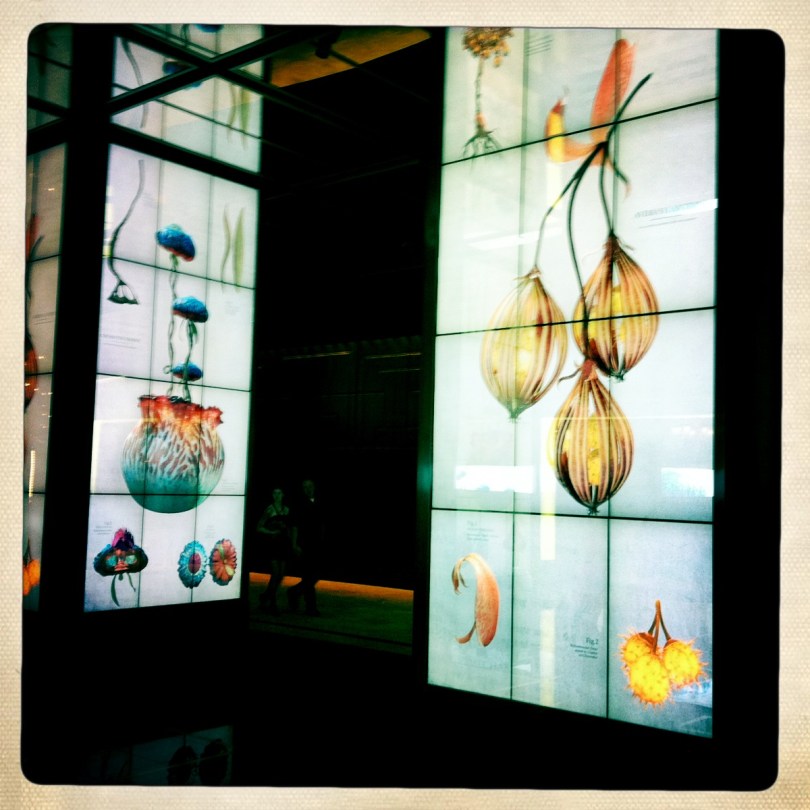 Videoinstallation in der Lobby des Cosmopolitan