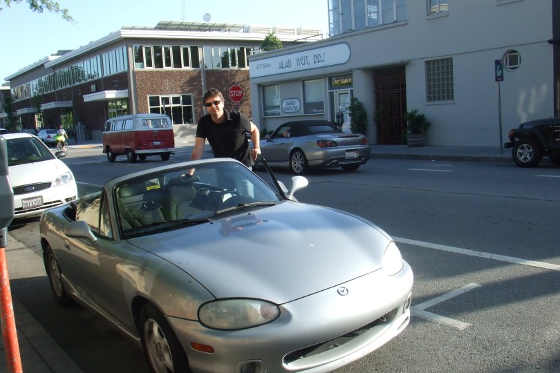 Ja, Andreas darf zur Feier des Tages sogar ans Steuer