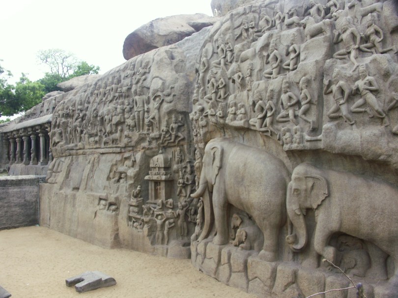Herabkunft des Ganges: eines der größten Flachreliefs der Welt