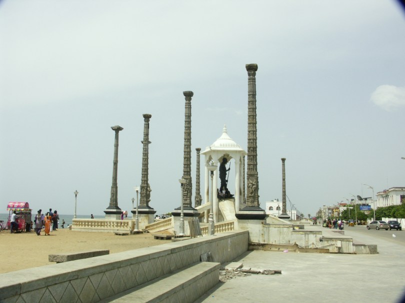 Staatsmann von Größe: Mahatma-Gandhi-Statue an der Strandpromenade