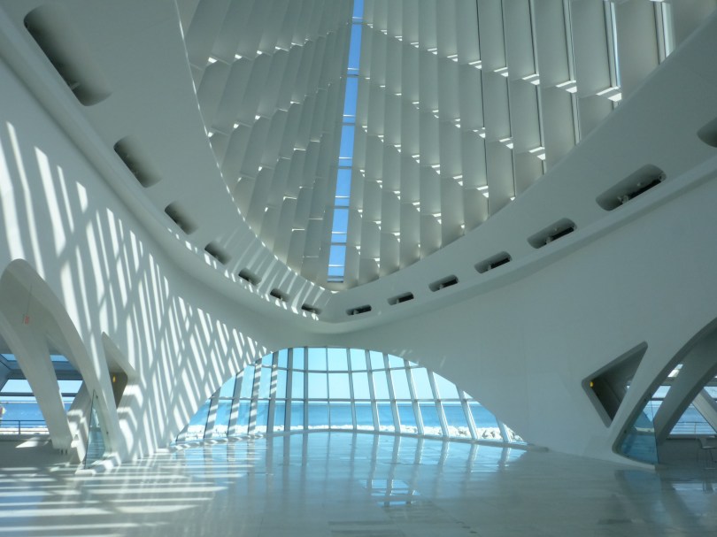 Inside the Milwaukee Museum of Art