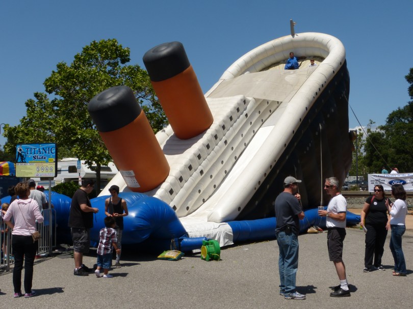 Großer Spaß für die Kleinen: Titanik-Rutsche