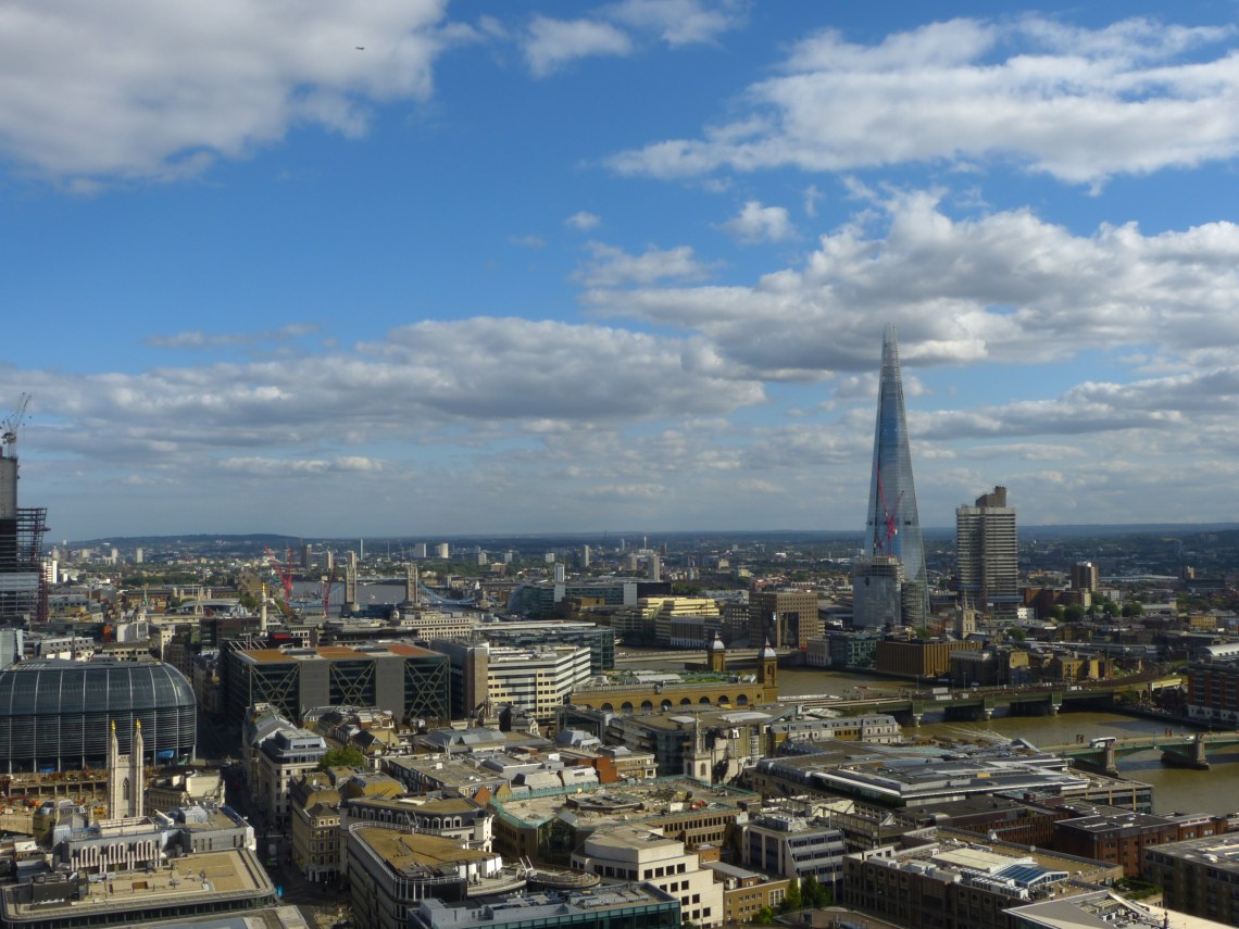 The Shard: Wie eine Scherbe ragt Londons höchstes Bauwerk (310 m) in den Himmel
