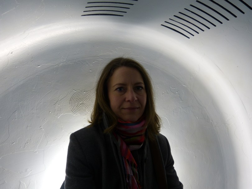 Mork vom Ork: Ein speziell konzipierter Aufzug bewältigt die Wölbung zur Aussichtsplattform