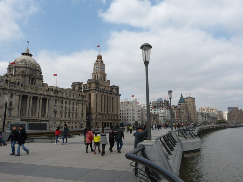 Das alte Shanghai: der Bund, internationales Banken- und Handelszentrum seit 1880