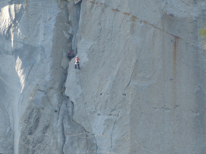 El Capitan: kurzer Kletterausflug zum Gifel, dann zum Abendessen