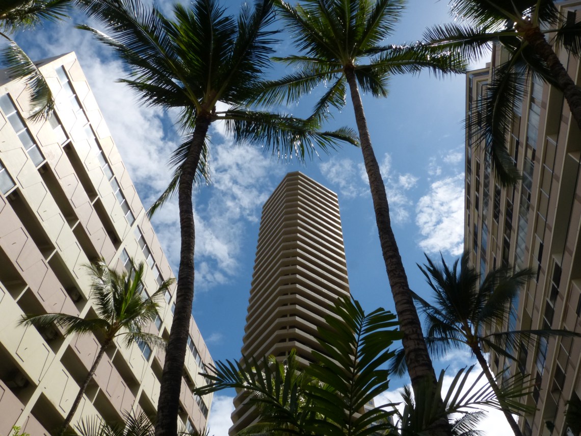 Palmen und Platte: Seit den 1960er-Jahren ist Honolulu eine Touristenhochburg Palmen und Platte: Seit den 1960er-Jahren ist Honolulu eine Touristenhochburg