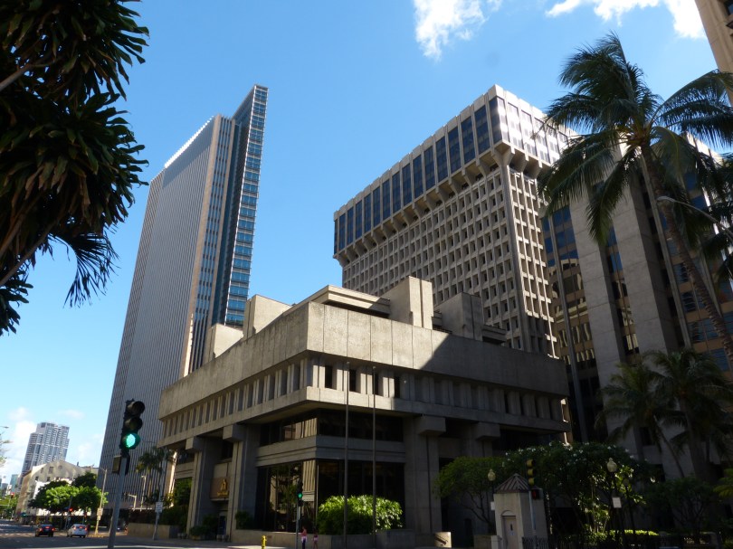 Trutzburg des Brutalismus: Bank of Hawaii Hauptquartier von 1967