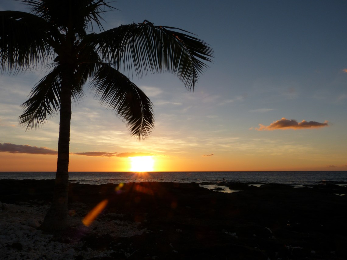 Südseestimmung für alle: einfach vergrößern, ausdrucken und als Fototapete nutzen
