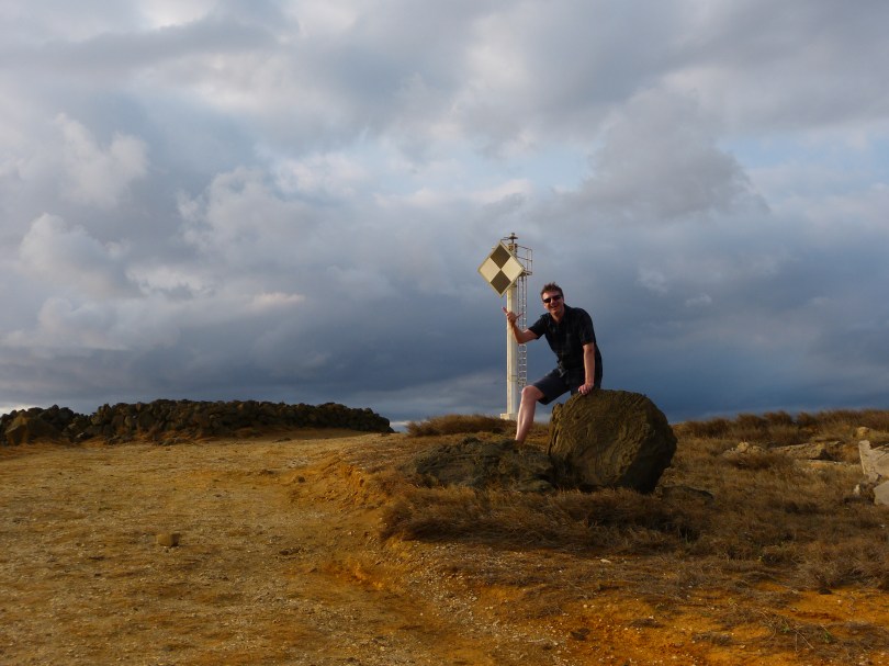 Shaka! Andreas am Ka Lae, dem südlichsten Punkt Hawaiis und der USA