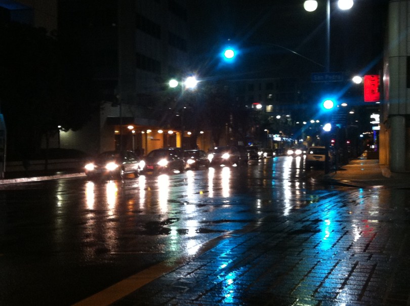 Von wegen, "It Never Rains In Southern California"