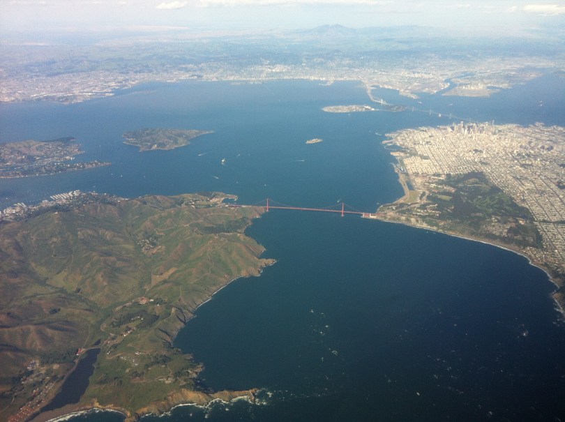 Super Sicht: Anflug auf San Francisco