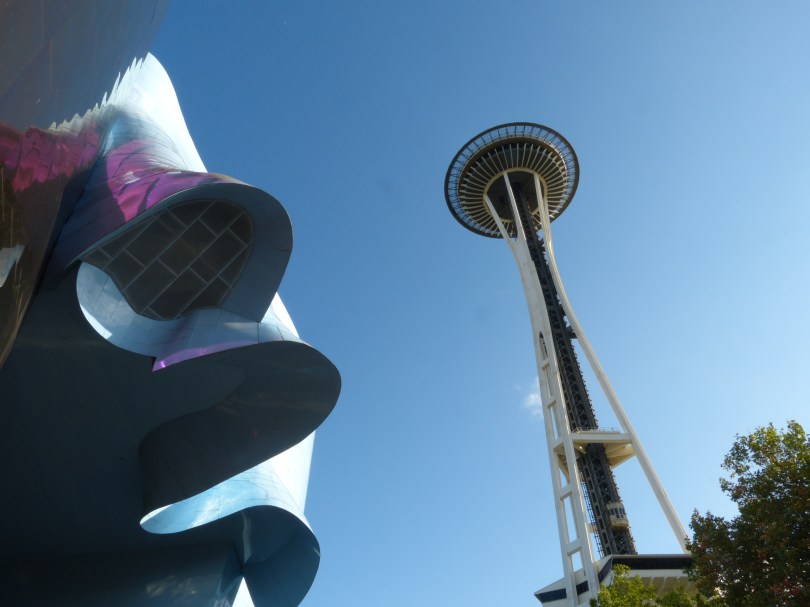 Postmoderne trifft Weltraumzeitalter: EMP und Space Needle