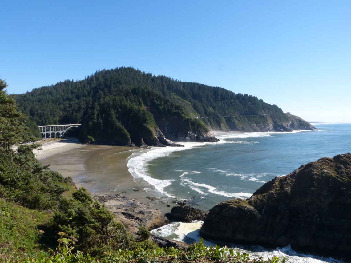 Oregon Coast Highway: nicht ganz so spektakulär wie der Highway 1 in Kalifornien Oregon Coast Highway: nicht ganz so spektakulär wie der Highway 1 in Kalifornien