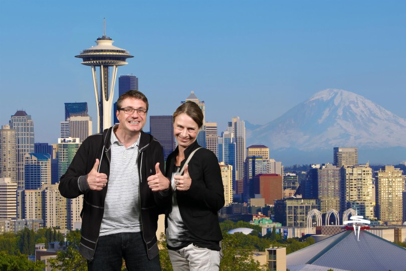 Smile! Breites Grinsen für die Kamera