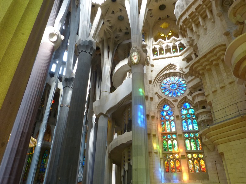 Erhaben: Kirchenschiff der Sagrada Família