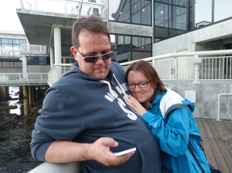 Just married: das frischgebackene Ehepaar in Monterey