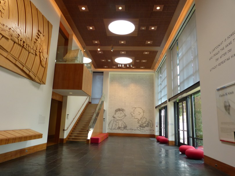 Erinnerung an den Erfinder der "Peanuts": das Charles M. Schulz Museum and Research Center in Santa Rosa