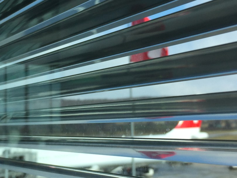 22. Feb., 12:14 Uhr. Zürich. Kurz vor dem Rückflug zu Chris und Randy