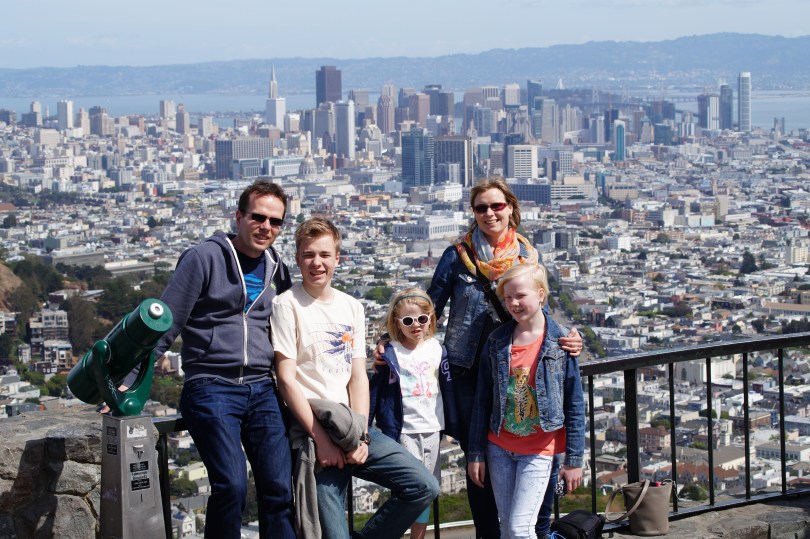 Nice View: die Fab Five vor der grandiosen Skyline San Franciscos