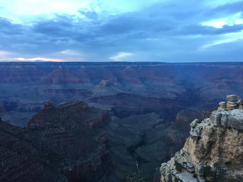 Der Canyon im stimmungsvollem Zwielicht