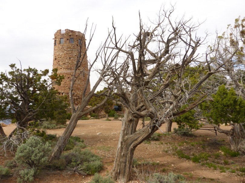 Desert View Watchtower am östlichen Eingang des Grand Canyon