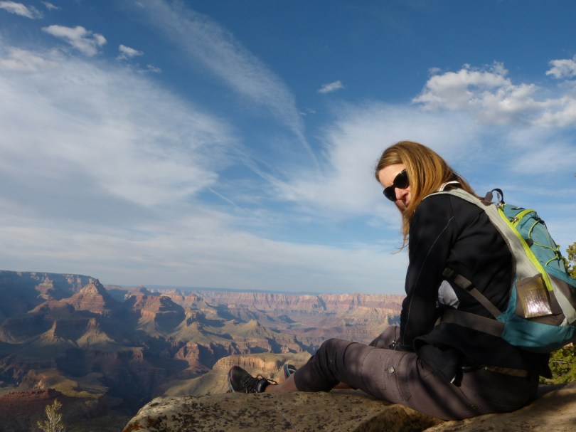 Einfach die Fantasie spielen lassen: Chris lässt sich von den Formen und Farben des Canyon inspirieren