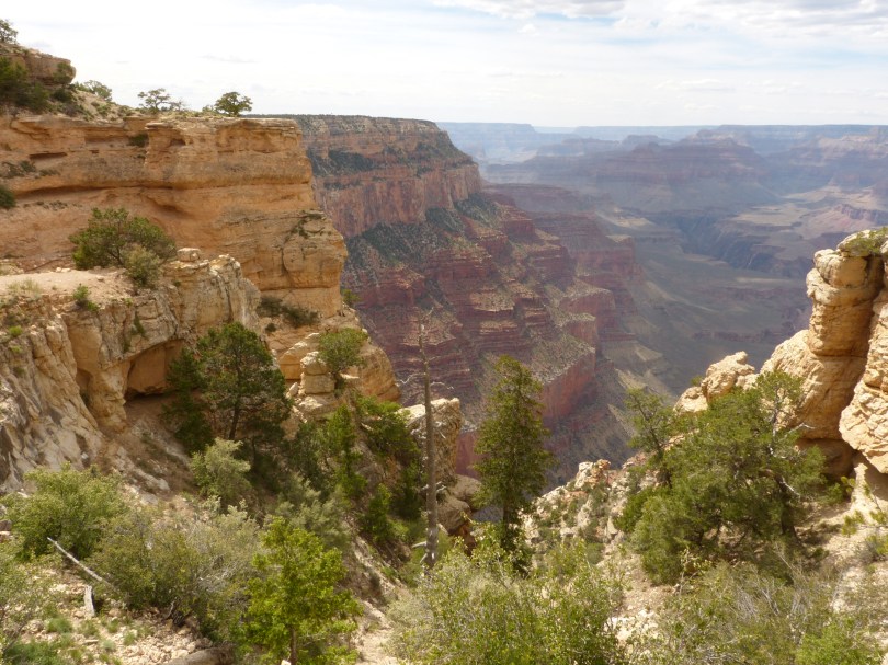 Abstieg in den Canyon: der South Kaibab Trail