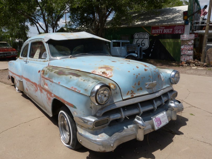In die Jahre gekommen: Oldtimer an der Route 66