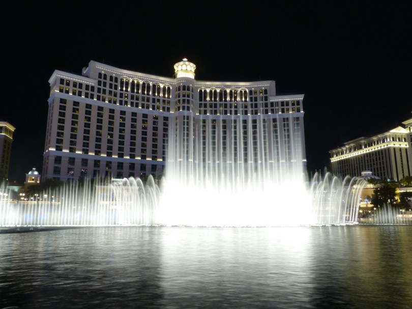 Immer wieder schön: Fontänenballett des Bellagio