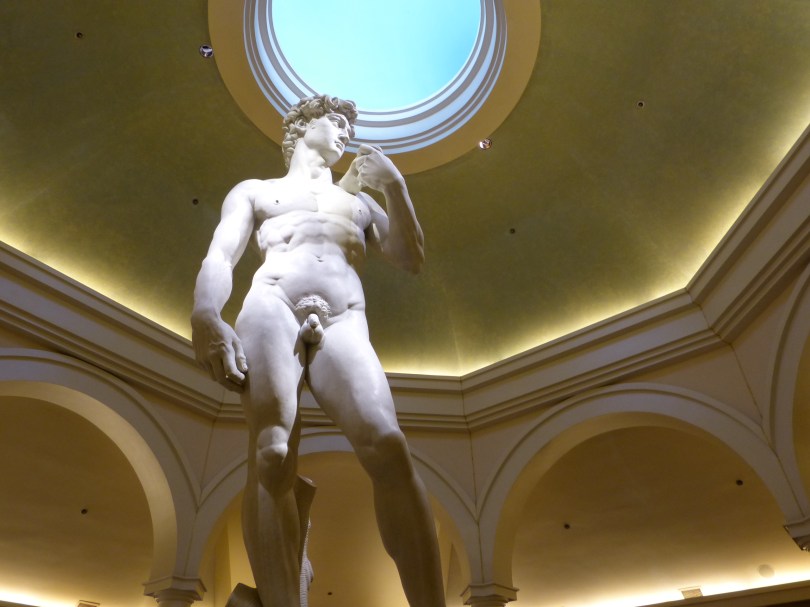 Nein, nicht Florenz. Dieser David steht in der Shopping Mall des Caesars Palace