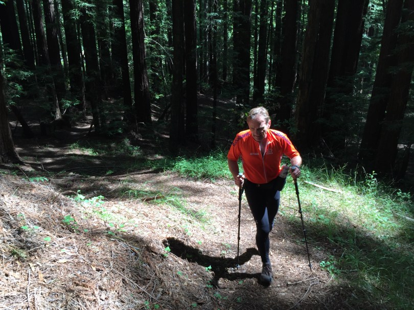 Zieleinlauf vom ersten Abschnitt: so weit, so gut