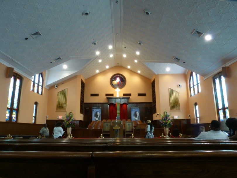 Innenraum der Ebenezer Baptist Church