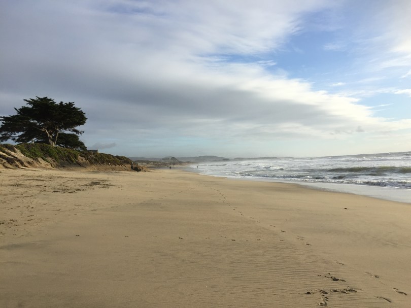 Immer wieder schön: Strandspaziergang bei Half Moon Bay